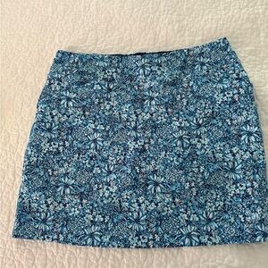 Lilly Pulitzer Floral Blue Women's Skort